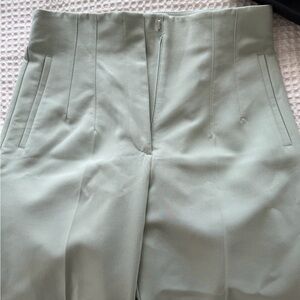 Zara Mint Green High- Waisted Pants